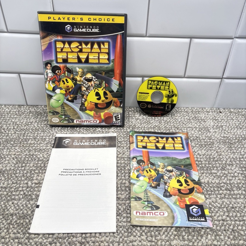 Pac Man Fever Game‎ Cube Complete Exc Cond Tested Works
